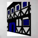 The Renaissance House - grey posters