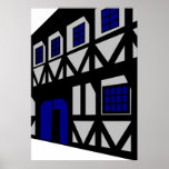 The Renaissance House - grey Poster