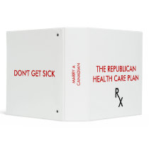 THE REPUBLICAN HEALTH CARE PLAN binders