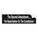 The Reset Button On The Constitution bumper stickers by hook412 The Reset Button On The Constitution bumper stickers