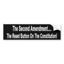The Reset Button On The Constitution bumper stickers by hook412 The Reset Button On The Constitution bumper stickers