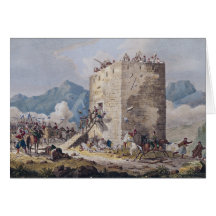 The Resistance of Forty Greek Rebels Greeting Cards