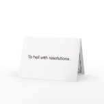 The Resolution Greeting Cards