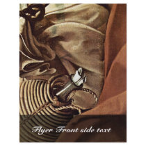 The Rest On The Flight Into Egypt  By Michelangelo Flyer Design