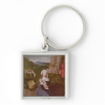 The Rest on the Flight into Egypt Keychain