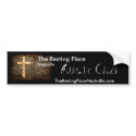 The Resting Place, Authentic Church, Bumber Sticke bumper stickers