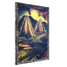 The Resting Place, Pyramids Canvas Prints