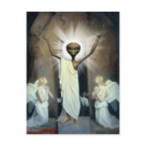 The Resurrection Of Alien Jesus Postcard