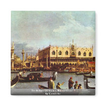 The Return Of Venice "Bucentaurus" "" By Canaletto Refrigerator Magnet