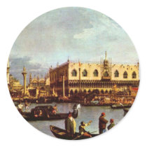 The Return Of Venice "Bucentaurus" "" By Canaletto Sticker