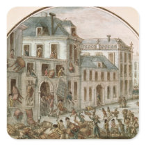 The Reveillon Riot of April, 1789 Square Stickers