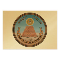 The Reverse Side (Obverse) Presidential Seal business cards by Websprinter The Reverse Side (Obverse) Presidential Seal business cards