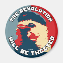 The Revolution will be Tweeted Fridge Magnets