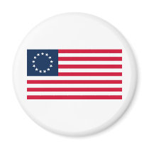 The Revolutionary War Betsy Ross Flag Fridge Magnet