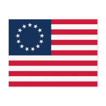 The Revolutionary War Betsy Ross Flag Post Card