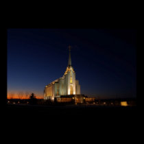 The Rexburg LDS Temple posters