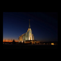 The Rexburg LDS Temple posters
