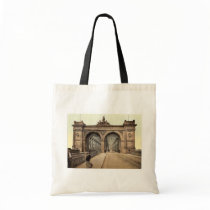 The Rhine Bridge, Mannheim, Baden, Germany rare Ph Tote Bags