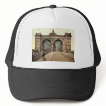 The Rhine Bridge, Mannheim, Baden, Germany rare Ph Mesh Hat
