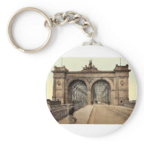 The Rhine Bridge, Mannheim, Baden, Germany rare Ph Keychains