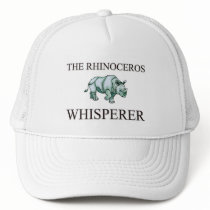 The Rhinoceros Whisperer hats by AnimalShirts The Rhinoceros Whisperer hats