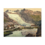 The Rhone Glacier, Glacier Hotel and Furka Road, V Post Card