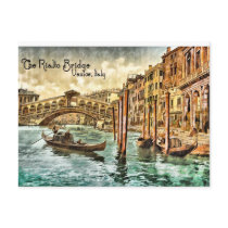 The Rialto Bridge postcards by 2302souvenirlane The Rialto Bridge postcards