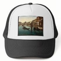 The Rialto Bridge, Venice, Italy classic Photochro Trucker Hat