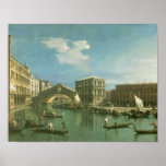 The Rialto Bridge, Venice Poster