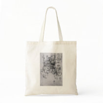 The Rialto by James Abbott McNeill Whistler Tote Bags