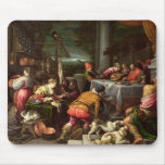 The Rich Man and Lazarus, 1590-95 mousepads