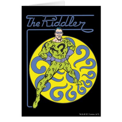 The Riddler & Logo Purple cards