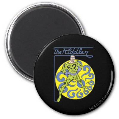 The Riddler & Logo Purple magnets