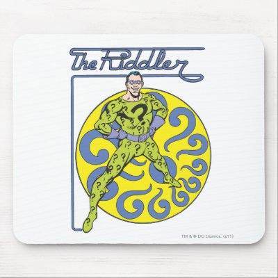 The Riddler & Logo Purple mousepads