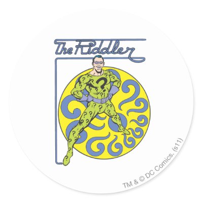 The Riddler & Logo Purple stickers