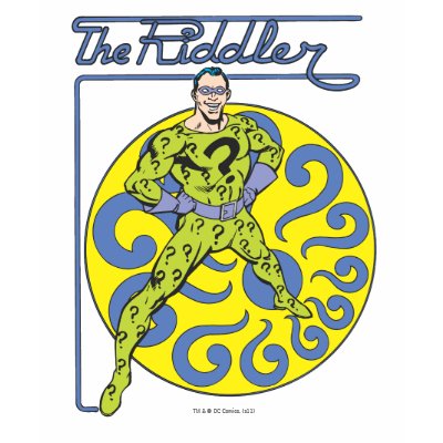 The Riddler & Logo Purple t-shirts