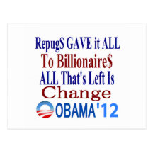 The Right Gave It All To Billionaires Post Card