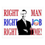 The RIGHT MAN Postcard