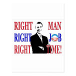 The RIGHT MAN Postcard