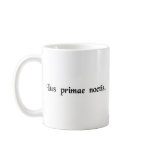 The right of the first night. mugs