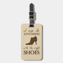 The Right Shoes luggage tags