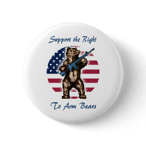 The Right to Arm Bears Pinback Button