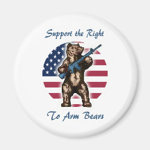 The Right to Arm Bears Fridge Magnets