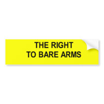 the right to bare arms t-shirt bumper stickers