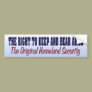 The Right to Keep and Bear Arms