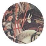 The Righteous Knights (Copy) Detail By Eyck Hubert stickers