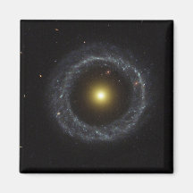 The ring galaxy torch light fridge magnet