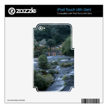 The River Dee, at Llangollen, Denbighshire, Wales iPod Touch 4G Decal