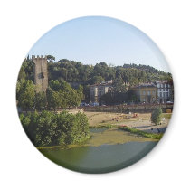 The river in Florence magnets by netsova The river in Florence magnets