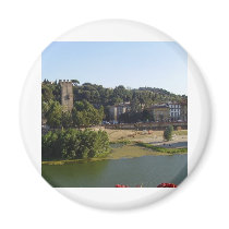The river in Florence magnets by netsova The river in Florence magnets